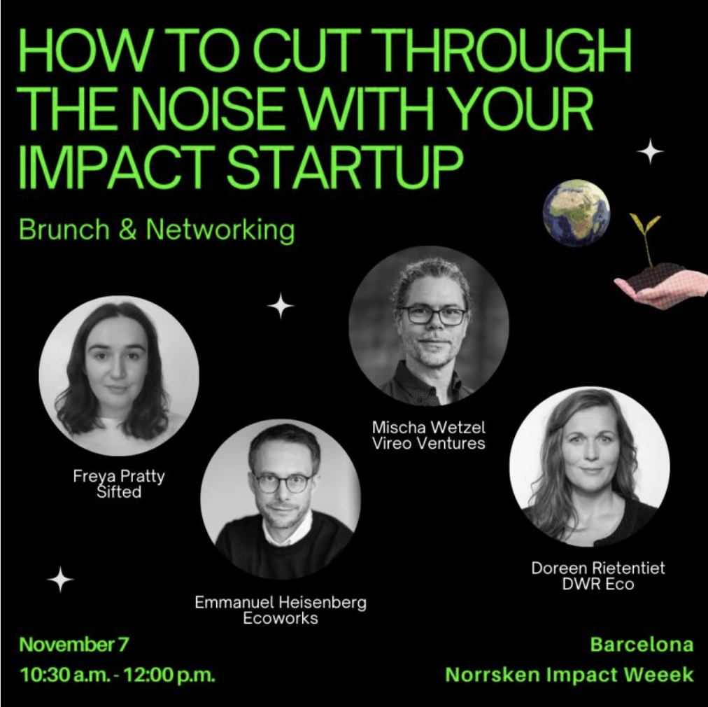 Norrsken Impact Week, How to Cut Through the Noise panel